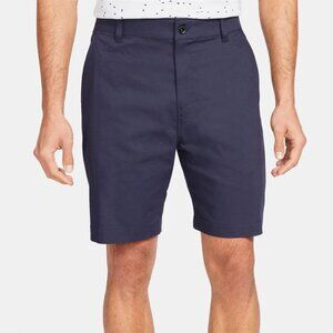Nike Dri Fit Mens Size 32X10.5" Blue Golf Chino Shorts NEW